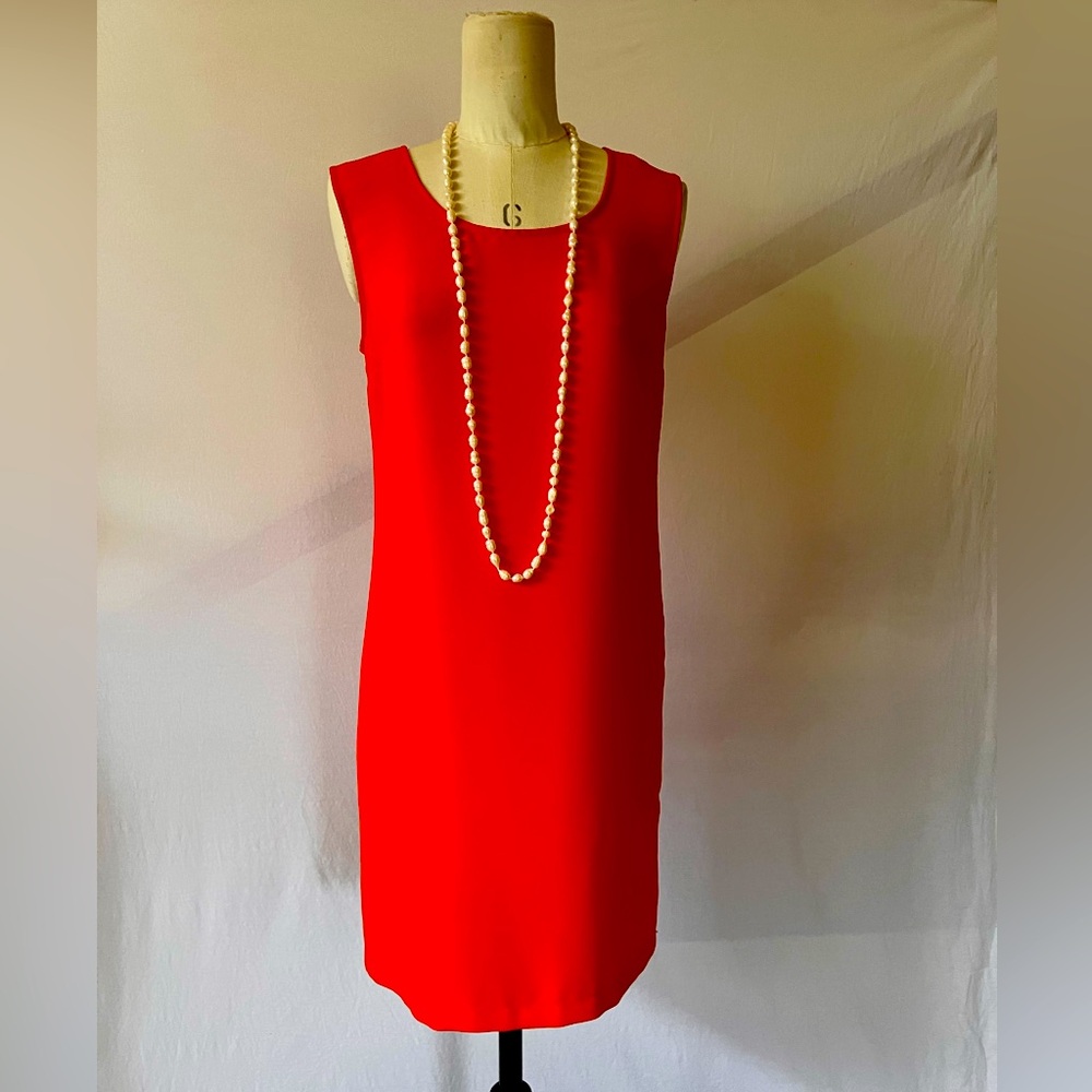 Lovely Sleeveless Dress from Christina Gavioli Glows the Color of Sunset